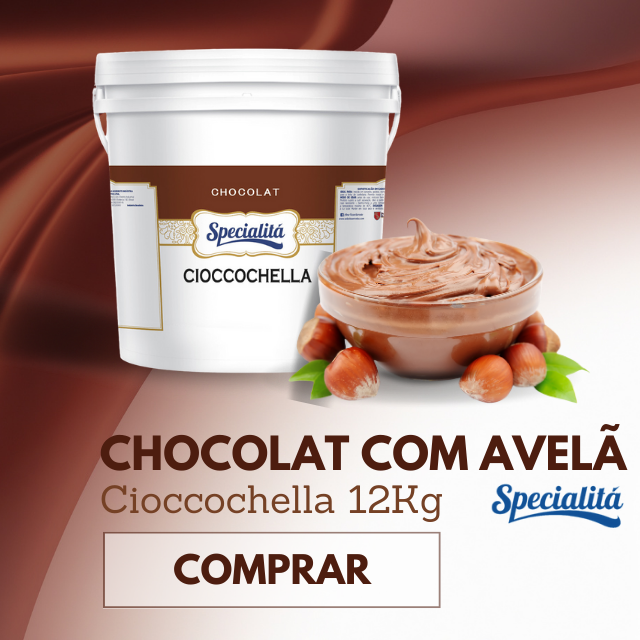 Banner Chocolat Com Avelã Cioccochella Specialitá