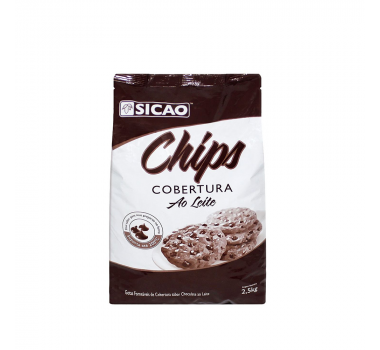 Chocolate Sicao Gotas Chips 2,5 KG