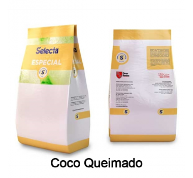 Base para Sorvete Selecta Especial Sabor Coco Queimado 1 Kg
