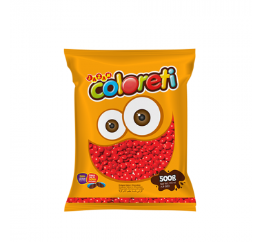 Confete Mini Coloreti Jazam Vermelho 300g