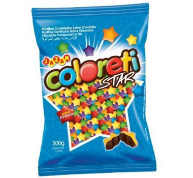 Confete Coloreti Jazam Star 500g