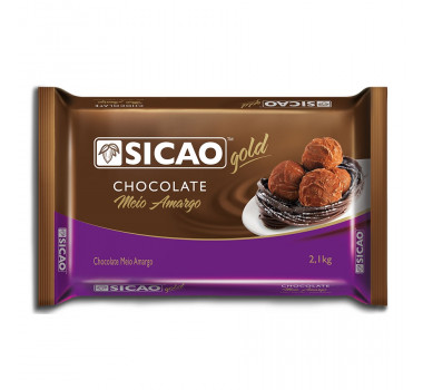 Chocolate Sicao Meio Amargo 2,1 kg