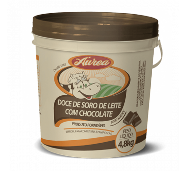 Soro De Doce De Leite Com Chocolate Áurea 4,8 Kg