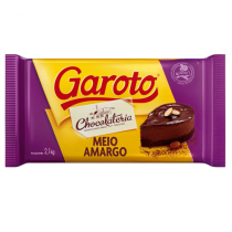 Chocolate Garoto Meio Amargo 2.1 KG