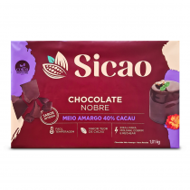 Chocolate Meio Amargo Sicao 1,01 Kg