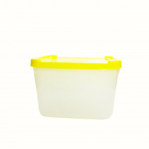 Pote Interject 2 L PP 153 Unidades - Translucido com tampa Amarela