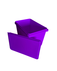 Balde Roxo 5 Litros Com Tampa Emann