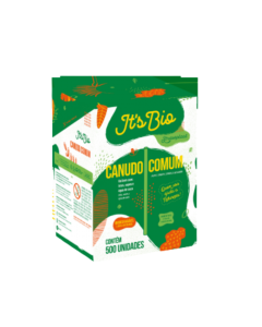 Canudo bio 5 mm com 500 unidades sache Straw Box