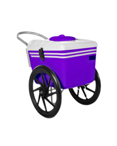 Carrinho de Picolé Roxo Tampa Branca T350 Thermototal