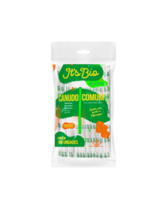 Canudo bio 5 mm com 100 unidades Sache Straw