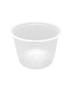 Pote transparente redondo 200 ml com 50 un Kopus