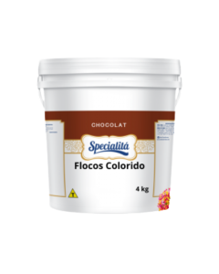 Creme Flocos Colorido Chiclete 4 Kg Specialitá Chocolat