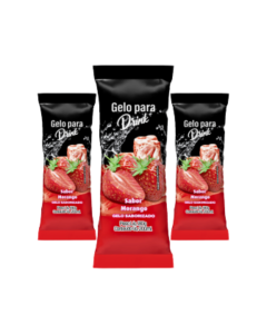 Gelo Sabor Morango 250 gr Rio Novo