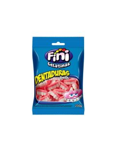 Balas de Gelatina Dentaduras Fini 250GR
