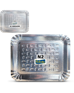Bandeja Laminada Festcolor N2 20 Unidades Bolos e Salgados 
