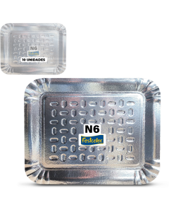 Bandeja Laminada Festcolor N6 10 Unidades Bolos e Salgados 