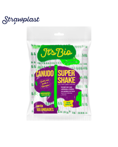 Canudo bio 10 mm com 100 unidades Sache Straw