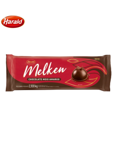 Chocolate Meio Amargo 2,100kg Melken Harald