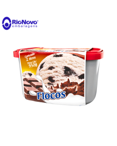 Cintas Para Potes sabor Flocos com 100 unidades Rio Novo