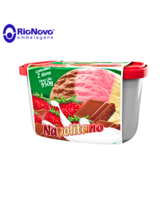 Cintas Para Potes sabor Napolitano com 100 unidades Rio Novo