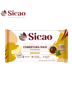 Cobertura Branco 2,1kg Sicao