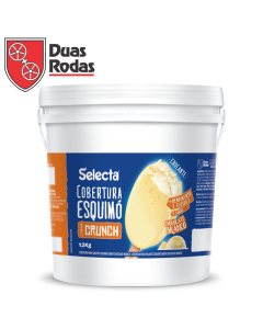 Cobertura Skimo Crunch Chocolate Branco Duas Rodas 12 KG