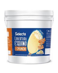 Cobertura Skimo Crunch Chocolate Branco Duas Rodas 4 KG
