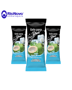 Gelo Sabor Água de Coco 250 gr Rio Novo