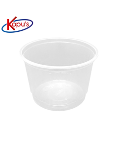 POTE TRANSPARENTE REDONDO 1 lt COM 50 UN KOPUS