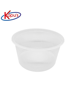 Pote Transparente 1 Lt PP com 50 unidades  Kopus 