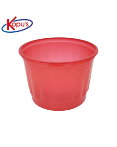 Pote Vermelho Redondo 250 ml com 50 un Kopus