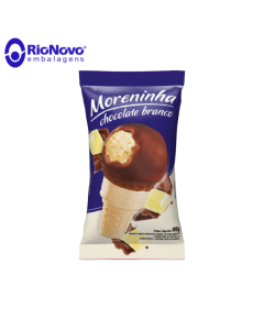 Saquinho Moreninha Chocolate Branco 250g Rio Novo
