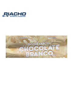 Saquinho Picolé Chocolate Branco 200g Riacho Bopp