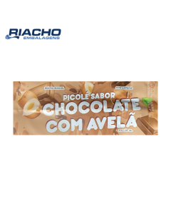 Saquinho Picolé Chocolate com Avelã 200g Riacho Bopp