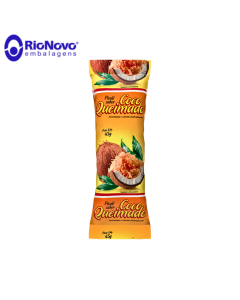Saquinho Picolé Coco Queimado Bopp 250g Rio Novo