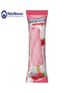 Saquinho Picolé Morango 250g Ituzinho Rio Novo