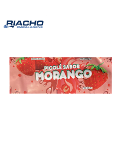 Saquinho Picolé Morango Riacho Bopp 200g