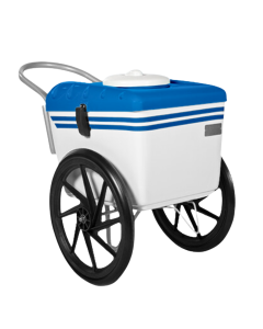 Carrinho de Picolé Branco Tampa Azul T350 Thermototal
