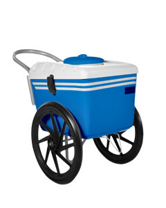 Carrinho de Picolé Azul Tampa Branca T350 Thermototal