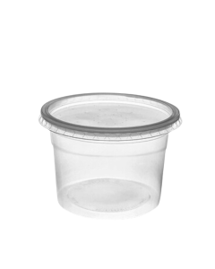 Kit pote+tampa 750 ml  com 25 un Rioplastic