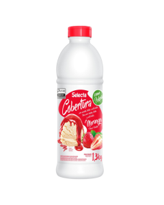 Cobertura Sabor Morango com Polpa 1,3  Kg selecta