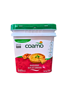 Margarina 80% Sem Sal 14,5 Kg Coamo
