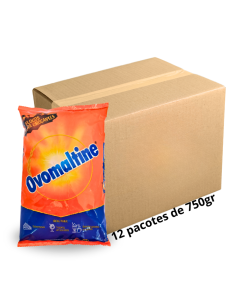 Ovomaltine Extra Crocante 750g Caixa com 12 unidades