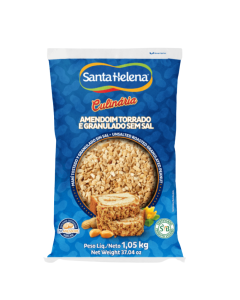 Amendoim Santa Helena Granulado sem sal 1,05 Kg
