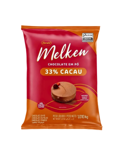 Chocolate em pó 33% 1,01kg Melken Harald