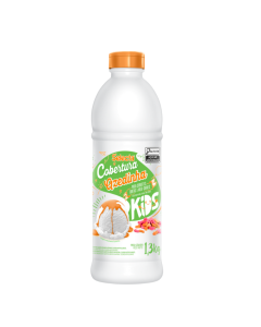 Cobertura sabor Morango Azedinha 1,3 kg Selecta Kids