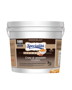 Creme de Amendoim com Pedaços 3 Kg Specialitá Chocolat 