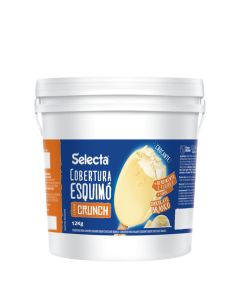 Cobertura Skimo Crunch Chocolate Branco Duas Rodas 12 KG