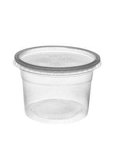 Kit pote+tampa 380 ml  com 25 un Rioplastic