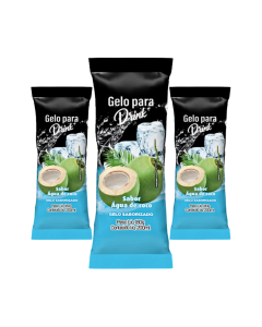 Gelo Sabor Água de Coco 250 gr Rio Novo
